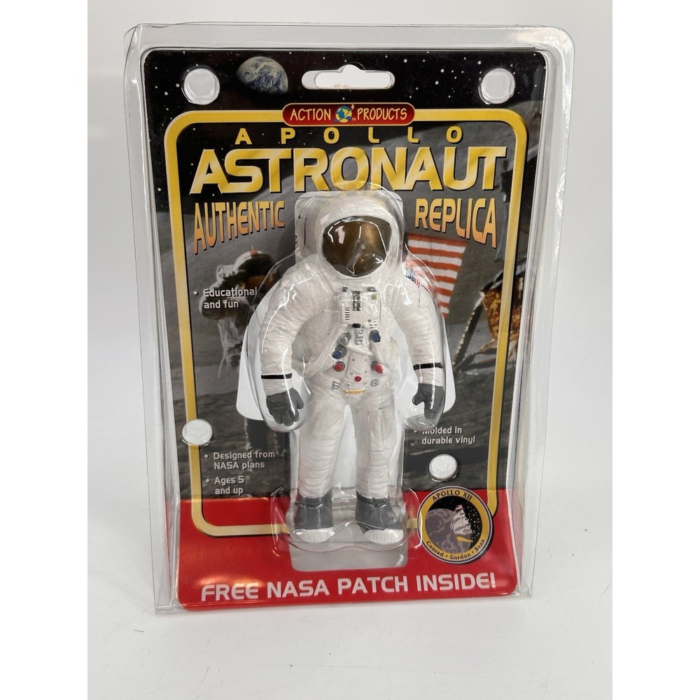 1998 Action Products Apollo Astronaut Authentic Replica Action Figure Toy READ